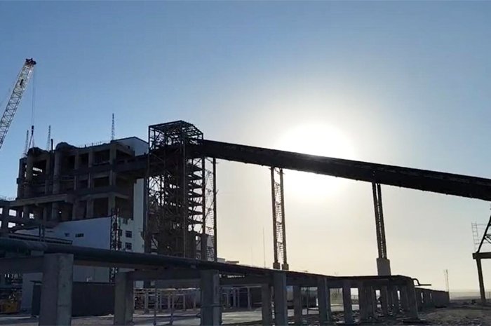 oil shale belt conveyor system